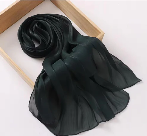 Luxe Organza Silk - Dark Green
