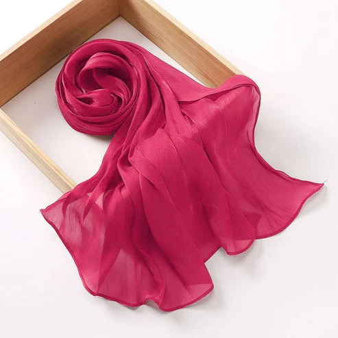 Luxe Organza Silk - Fuchsia
