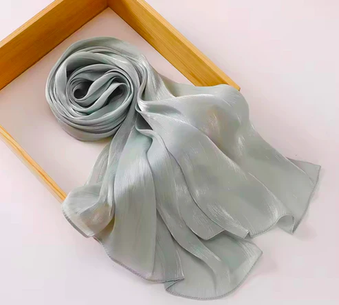 Luxe Organza Silk - Ice Mint