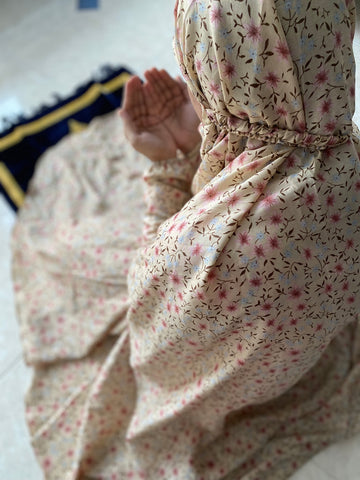 Namaz Chaddar - Beige Garden