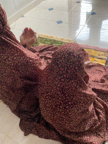 Mother & Daughter Namaz Chaddar - Branch Mist