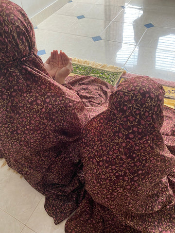 Mother & Daughter Namaz Chaddar - Branch Mist