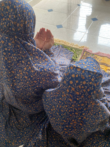 Mother & Daughter Namaz Chaddar - Branch Petal
