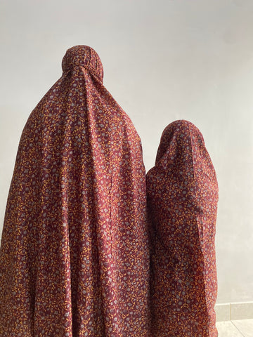 Mother & Daughter Namaz Chaddar - Branch Valvet