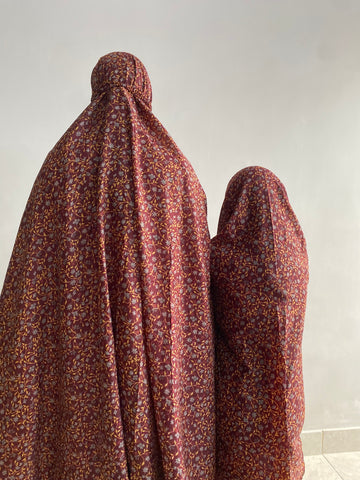 Mother & Daughter Namaz Chaddar - Branch Valvet