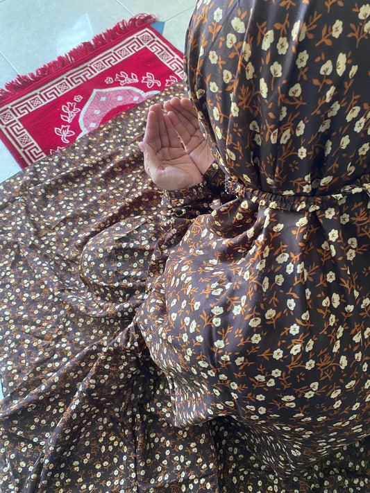 Full Size Namaz Chaddar - Chestnut