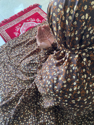 Full Size Namaz Chaddar - Chestnut