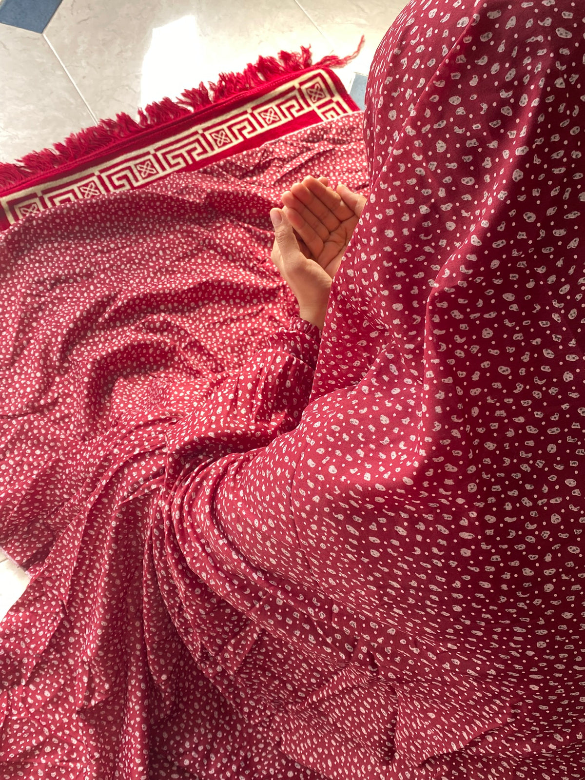 Namaz Chaddar - Deep Mahogany