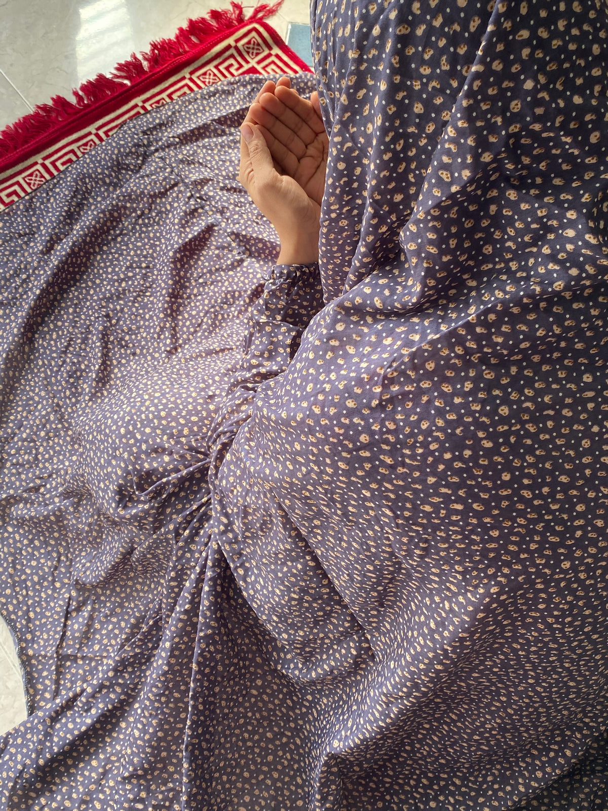 Namaz Chaddar - Friya Blue