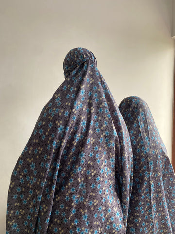 Mother & Daughter Namaz Chaddar - Grey Garden