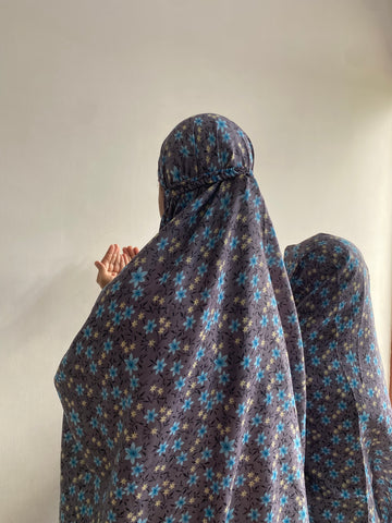 Mother & Daughter Namaz Chaddar - Grey Garden