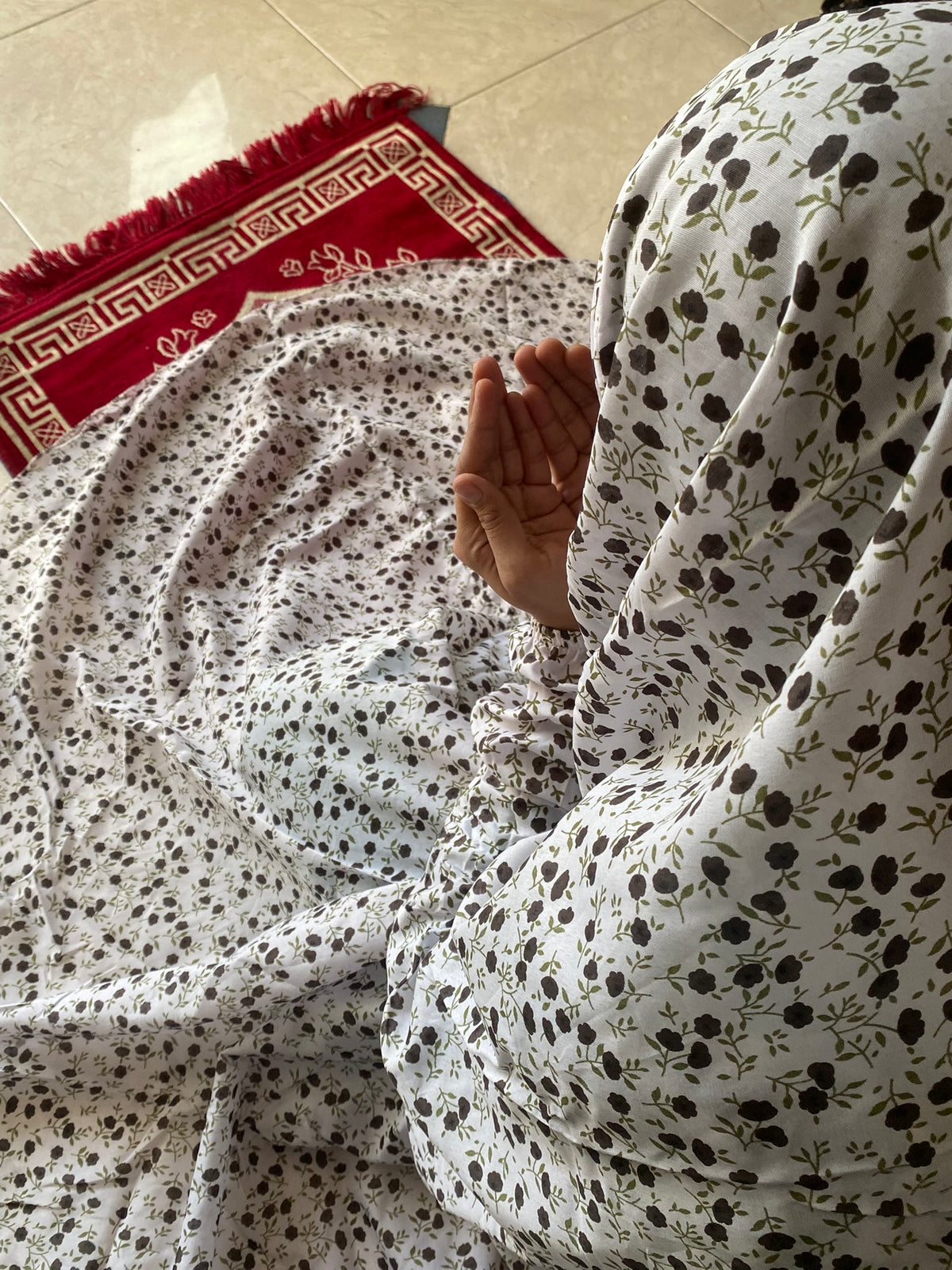 Full Size Namaz Chaddar - Ivory
