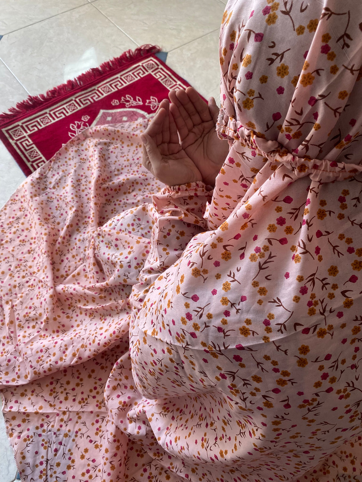 Full Size Namaz Chaddar - Peony