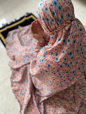 Namaz Chaddar - Pink Garden