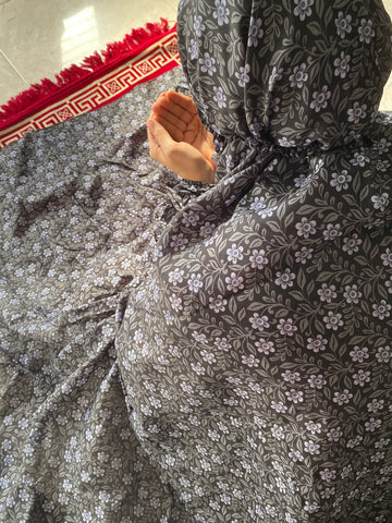 Namaz Chaddar - Safaa Grey