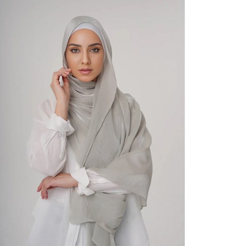 Luxe Organza Silk - Pastel Grey