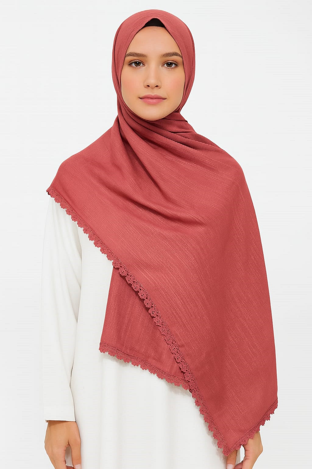 Premium Turkish Lawn - Brick Pink