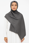 Premium Turkish Lawn - Dark Grey