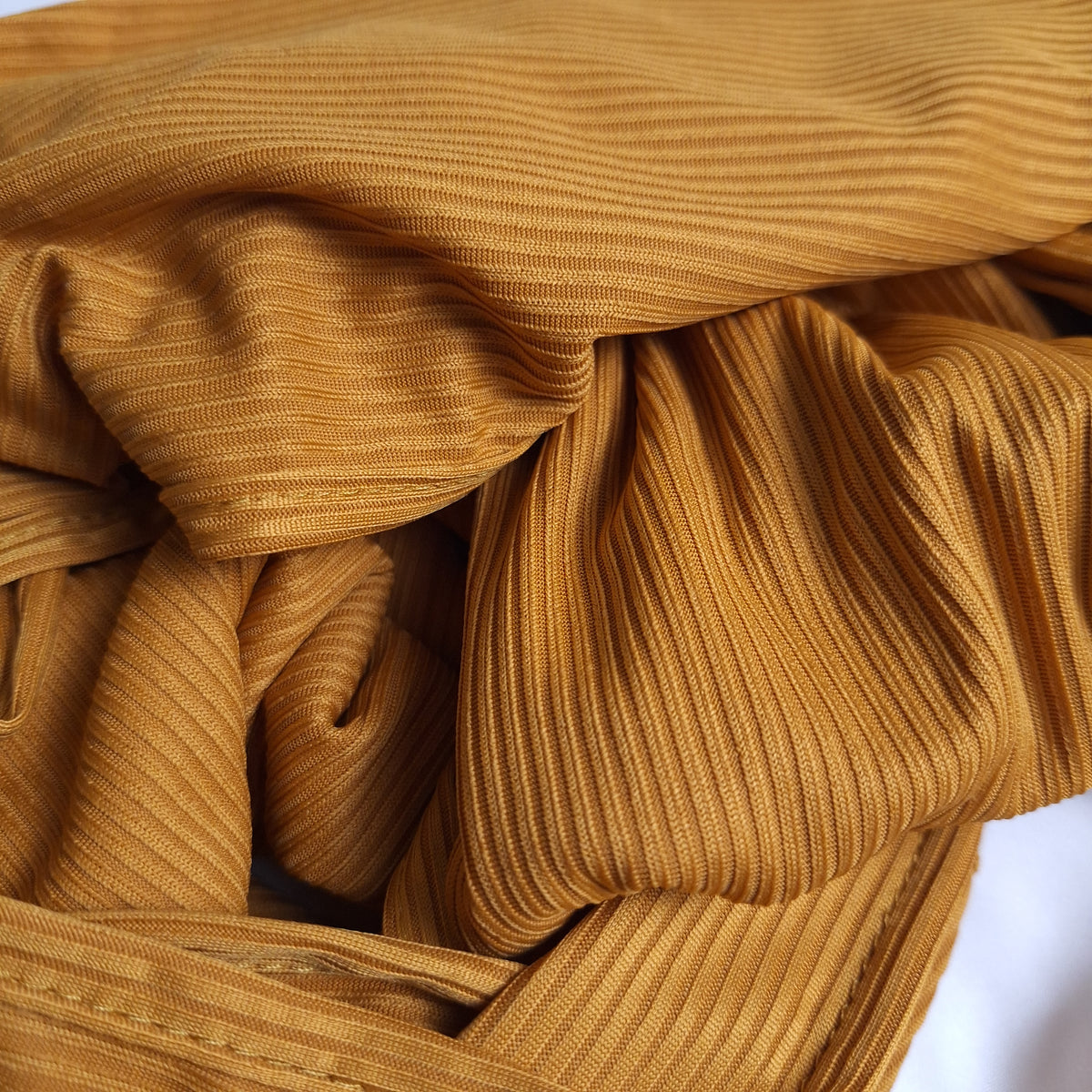 Ribbed Jersey - Amber Gold