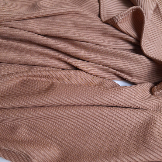 Ribbed Jersey - Dusty Rose