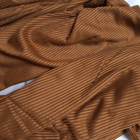 Ribbed Jersey - Golden Brown