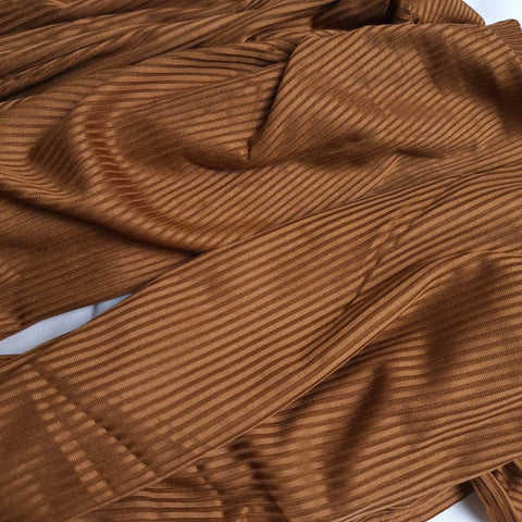 Ribbed Jersey - Golden Brown