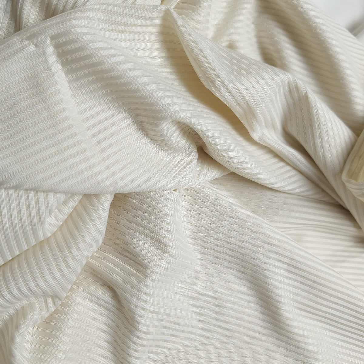 Ribbed Jersey - Vanilla Cream