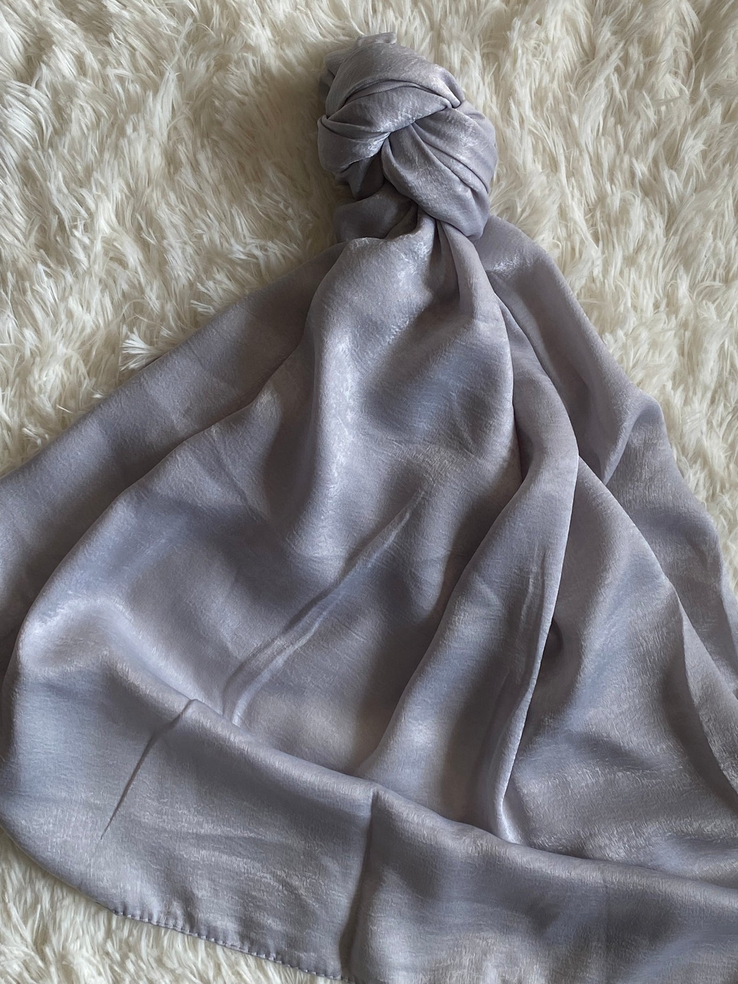 Velvet Silk - Fog Grey