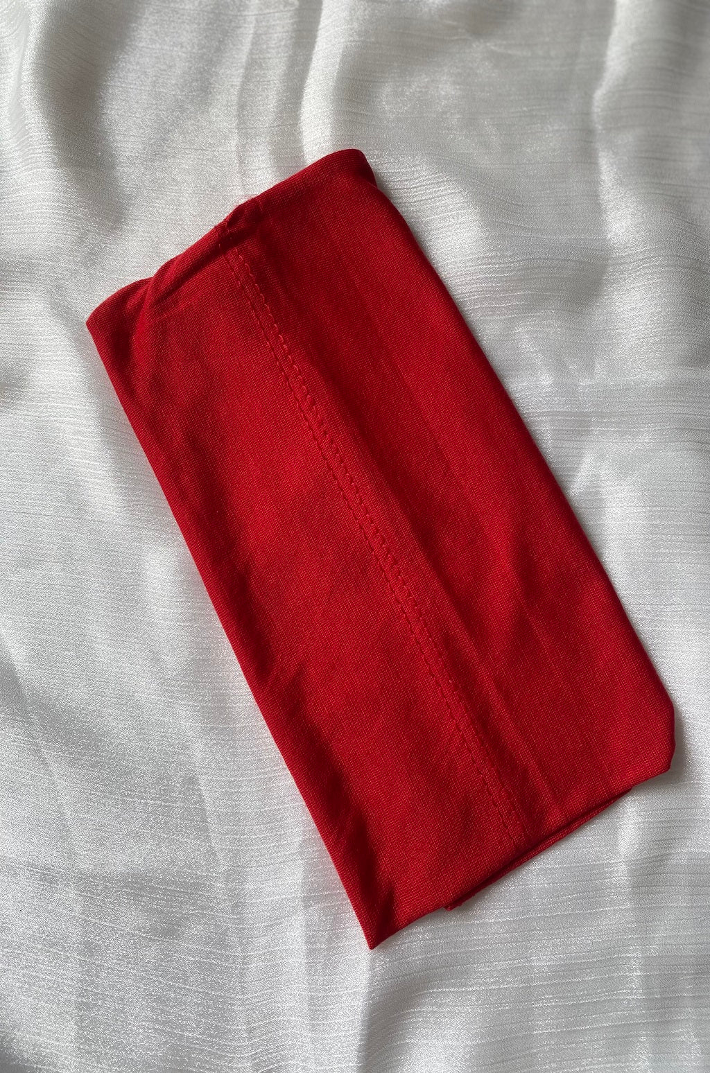 Tube Underscarf - Crimson Red
