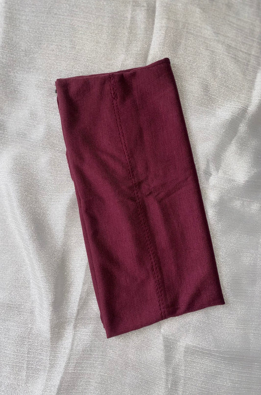 Tube Underscarf - Dark Maroon