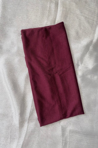 Tube Underscarf - Dark Maroon