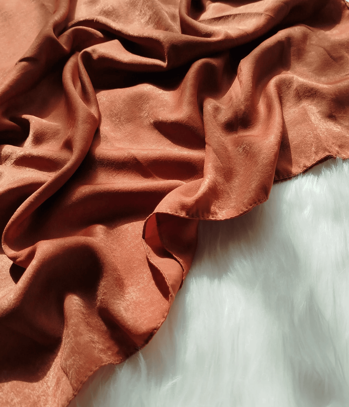 Velvet Silk - Brick Orange