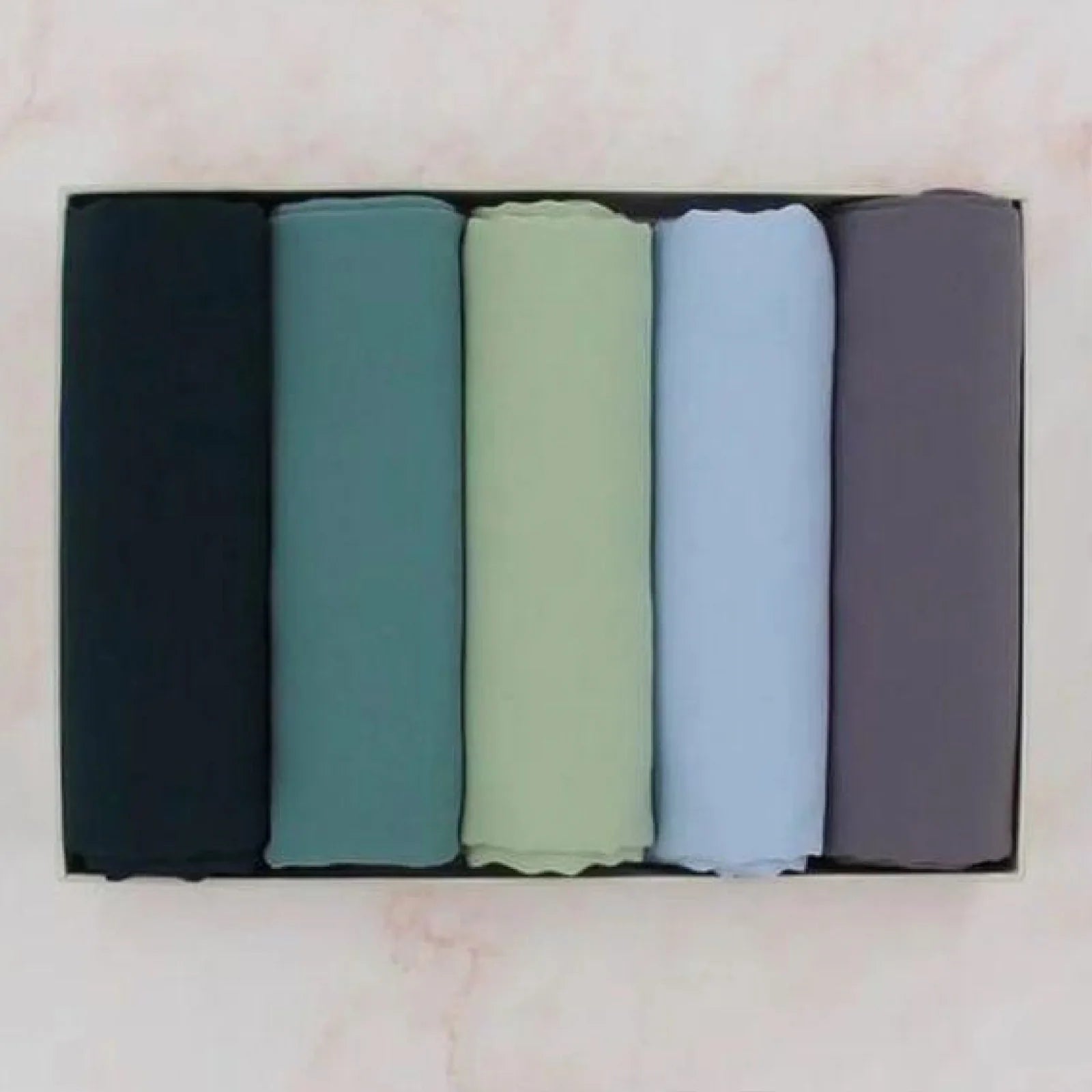 Georgette Color Georgette - Bundle Of 5 ( Select Colors ) – DoHijabs