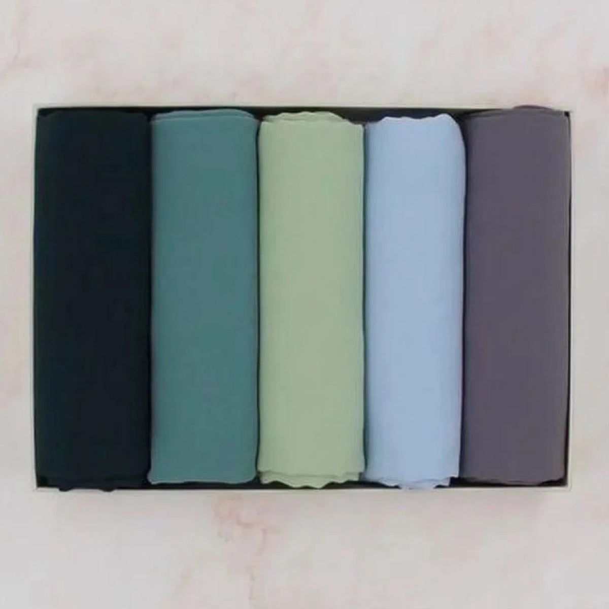 Georgette - Bundle Of 5 ( Select Colors )