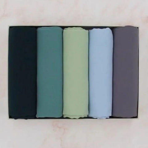 Georgette - Bundle Of 5 ( Select Colors )