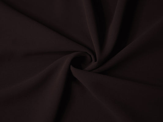 Georgette Chiffon - Dark Brown